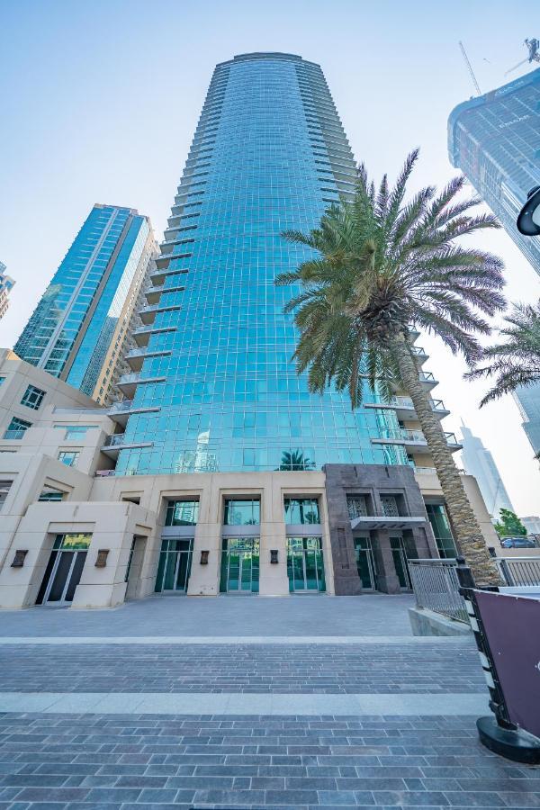 Stylish Apartment With Partial Burj Khalifa View Dubai Esterno foto